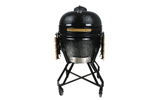 orange kamado grill bbq